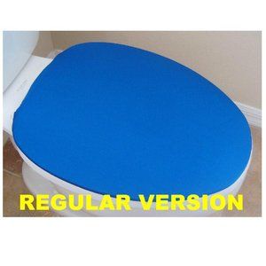 Spandex Fabric Lid Cover toilet SEAT Round & Elongated HandMade USA - Royal Blue
